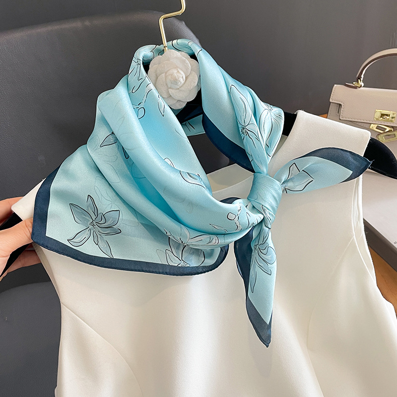 53x53cm Small Square 100% Real - đánh giá và giá Vintage Fashion Hijab