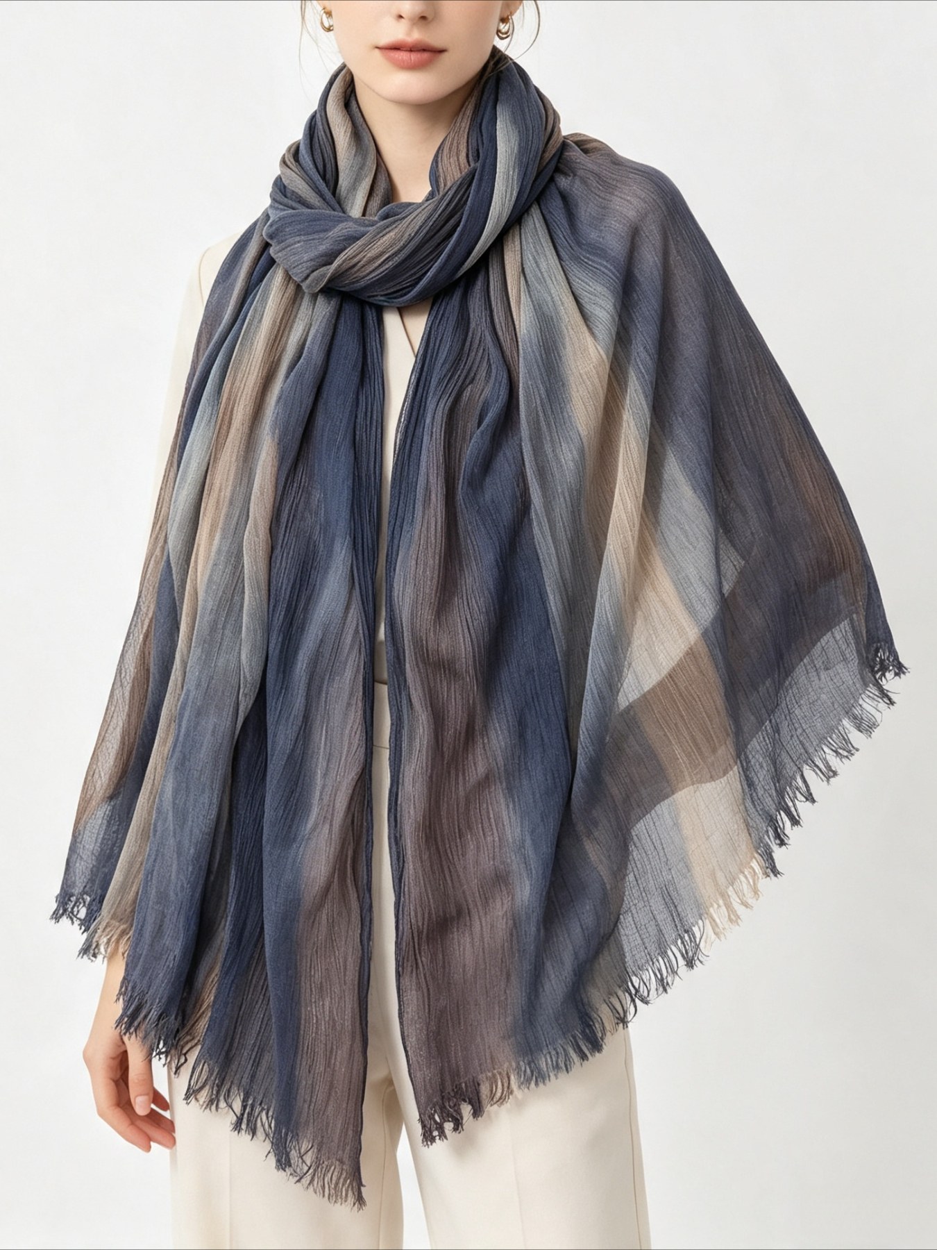 1pc Women Vintage Gradient Str - đánh giá và giá Vintage Fashion Hijab
