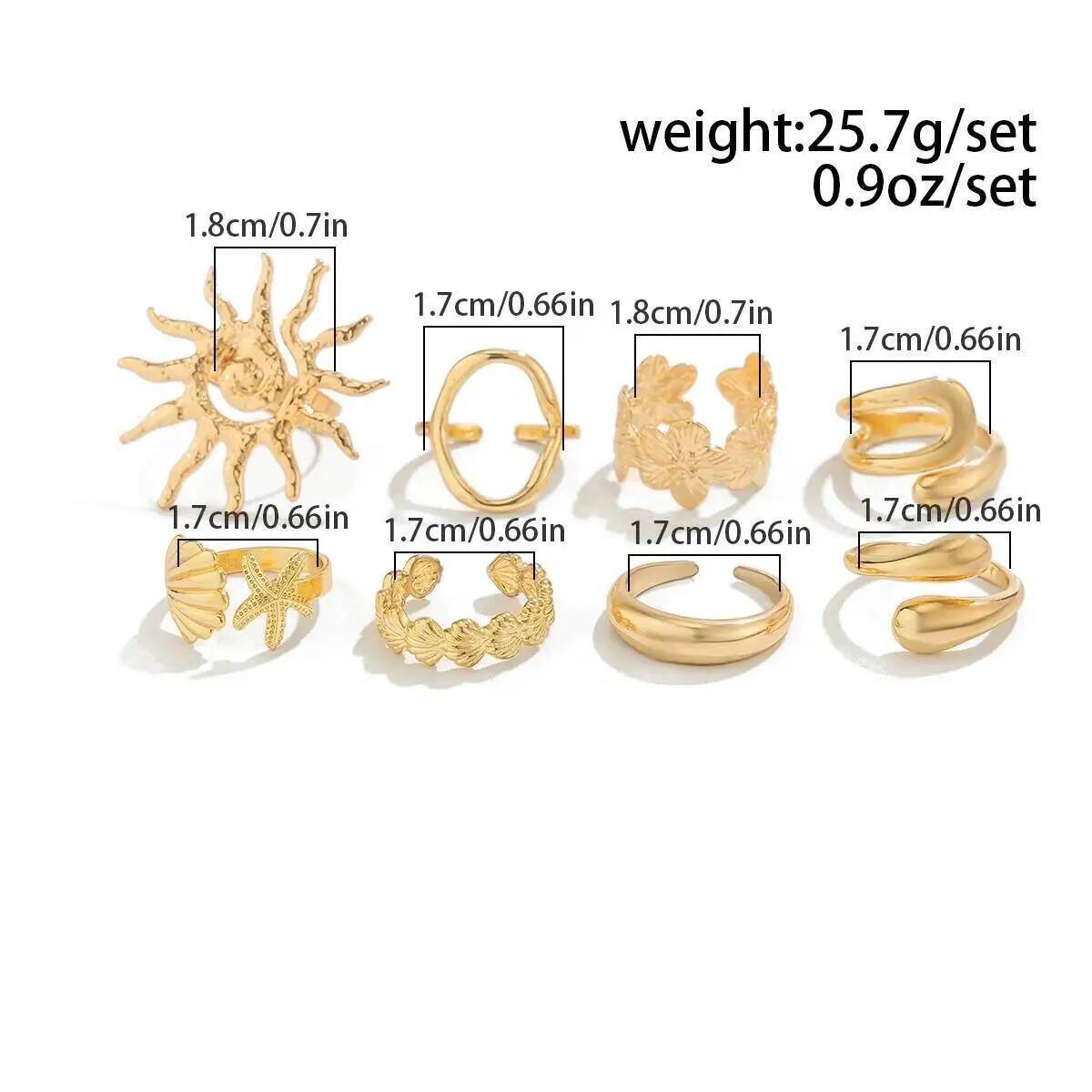 IngeSight.Z 8Pcs/set Fashion S - đánh giá và giá Z Vintage Fashion