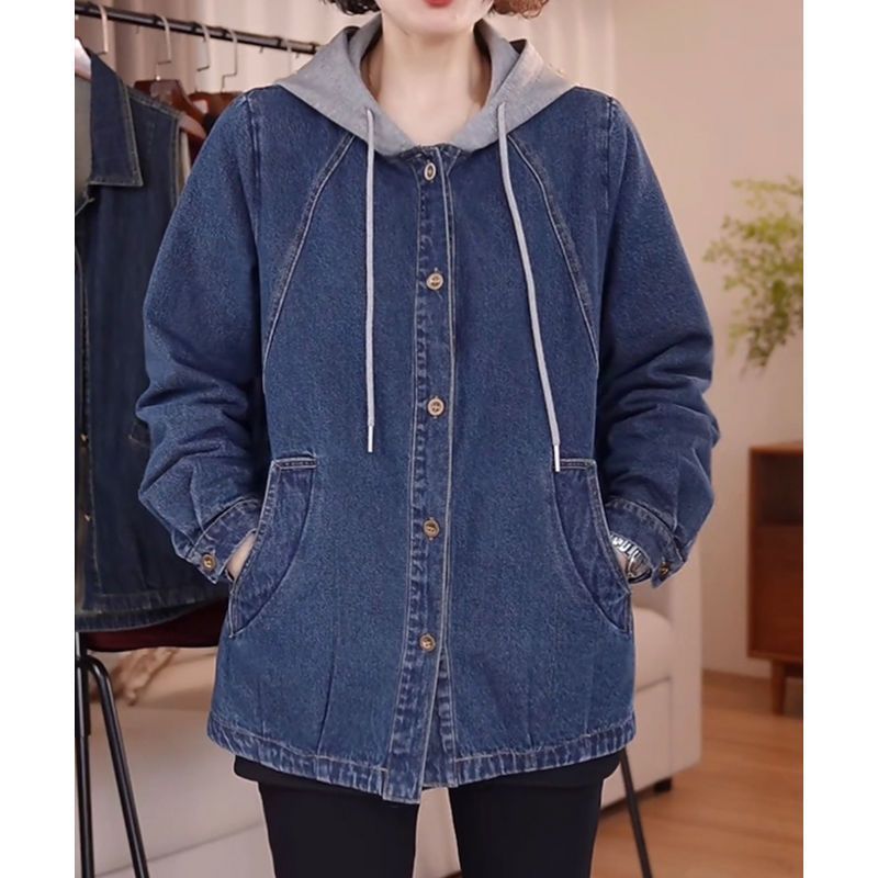 European High-Quality Denim Ja - đánh giá và giá Patchwork Jean Jacket