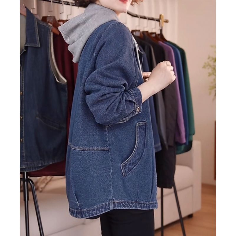 European High-Quality Denim Ja - đánh giá và giá Patchwork Jean Jacket