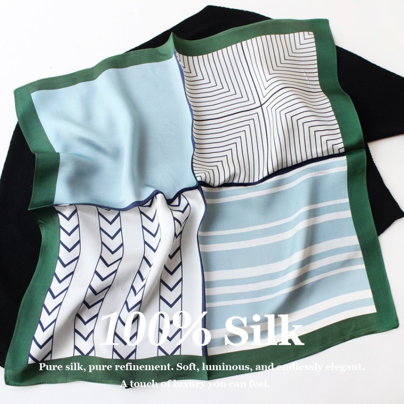 New 53cm 100% Mulberry Silk Sc - đánh giá và giá Vintage Fashion Hijab