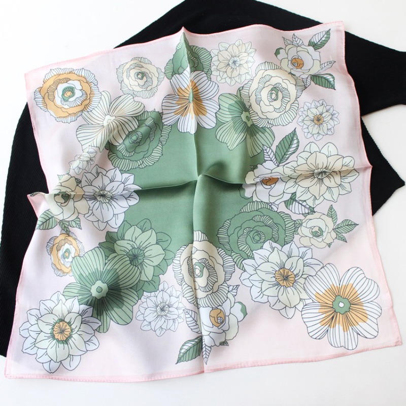 New 53cm 100% Mulberry Silk Sc - đánh giá và giá Vintage Fashion Hijab
