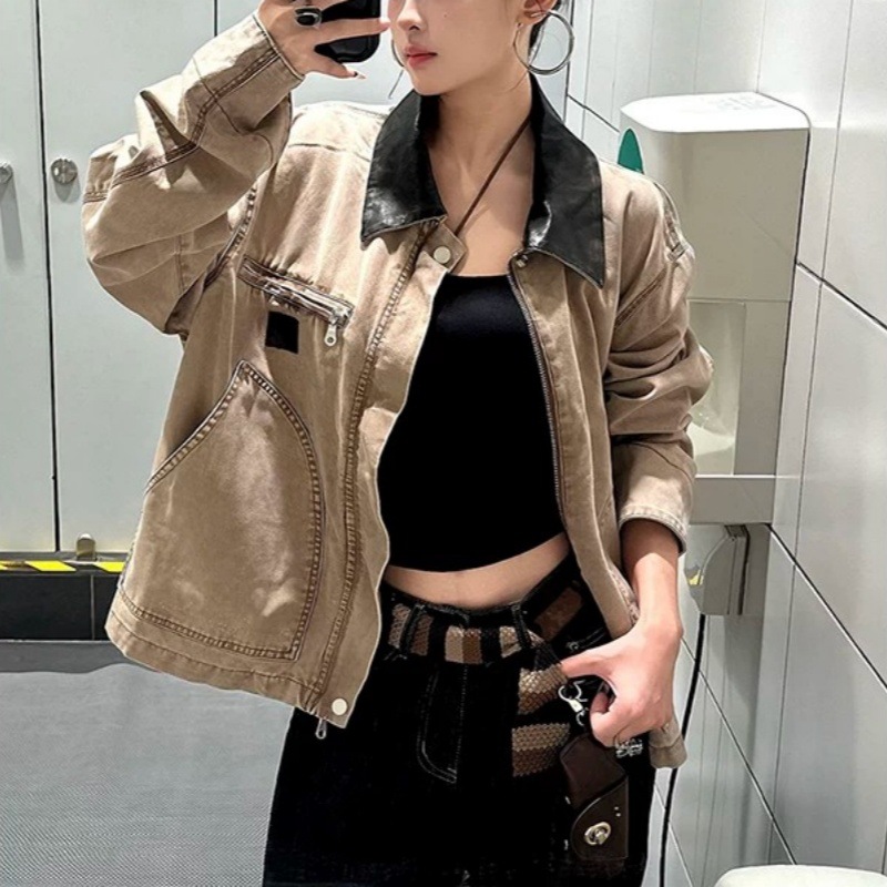 Women Vintage Denim Jacket Ove - đánh giá và giá Patchwork Jean Jacket