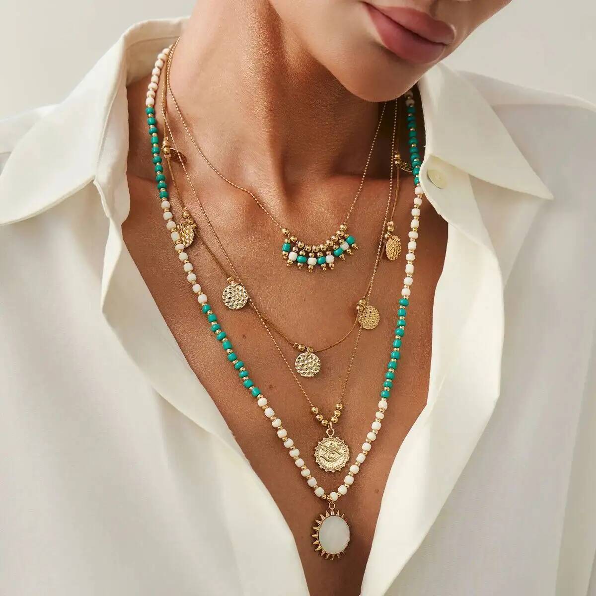 IngeSight.Z 2Pcs/set Boho Ethn - đánh giá và giá Z Vintage Fashion