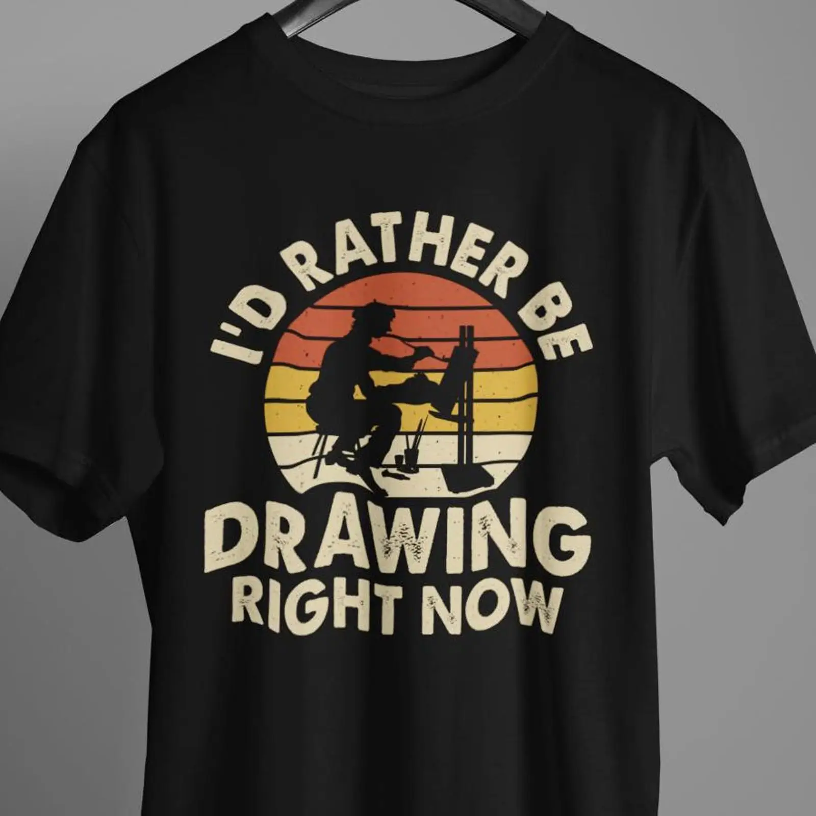 I'd Rather Be Drawing T Shirt  - đánh giá và giá Vintage Fashion Drawings