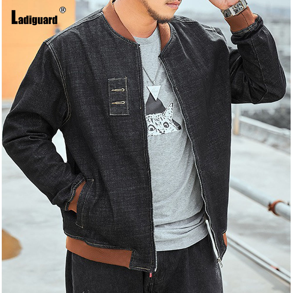 Ladiguard Plus Size 7xl Mens P - đánh giá và giá Patchwork Jean Jacket
