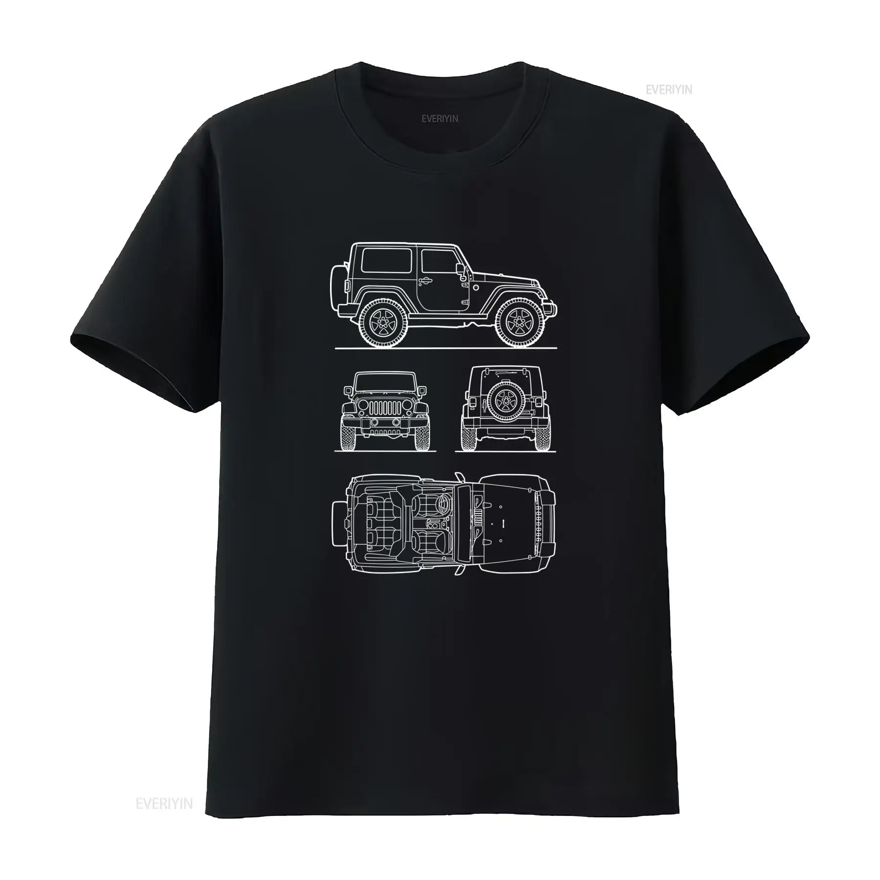 Off Road SUV Rubicon Men's T S - đánh giá và giá Vintage Fashion Drawings