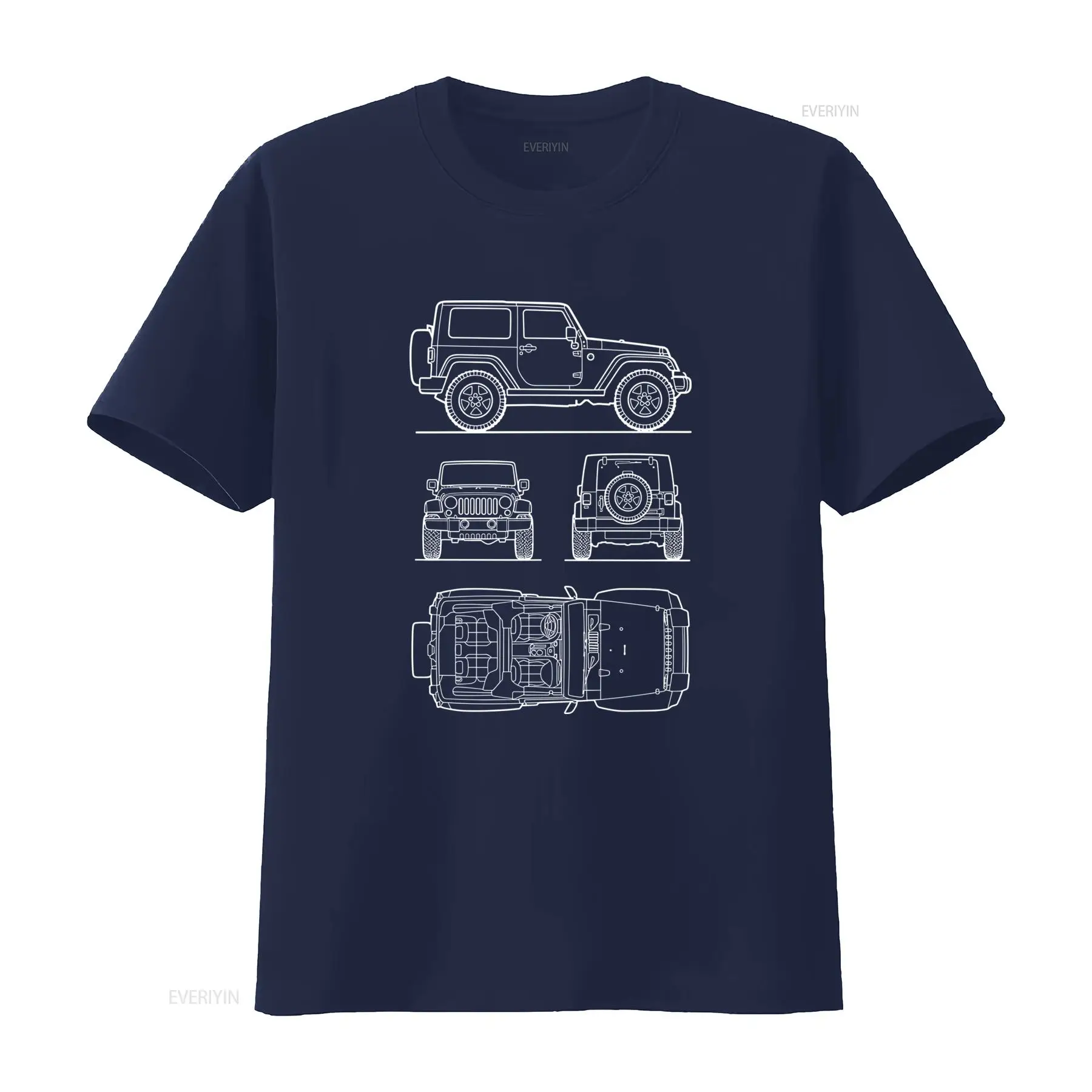 Off Road SUV Rubicon Men's T S - đánh giá và giá Vintage Fashion Drawings