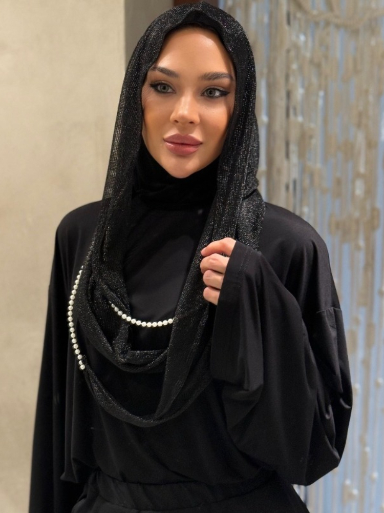 New Dubai Hood Hijab Pearl Lan - đánh giá và giá Vintage Fashion Hijab