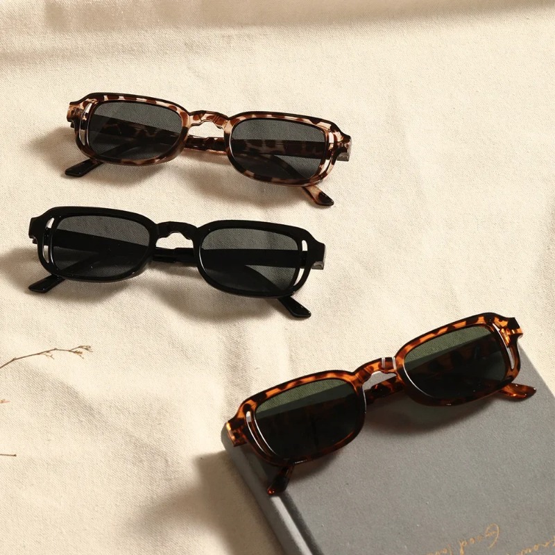 Luxurious Rectangle Sunglasses - đánh giá và giá Vintage Fashion Girl