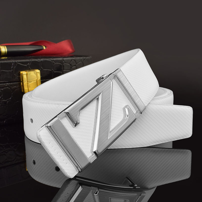 New White Men's Belt Designer  - đánh giá và giá Z Vintage Fashion