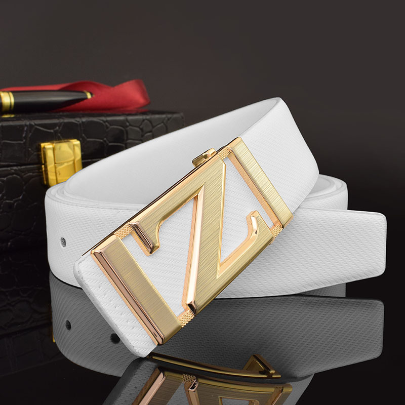New White Men's Belt Designer  - đánh giá và giá Z Vintage Fashion