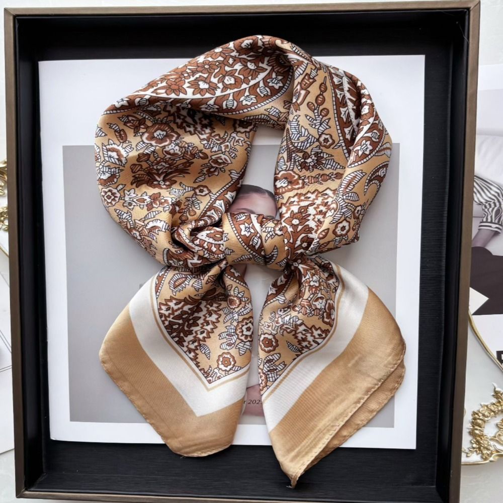 New Luxury Print Imitation Sil - đánh giá và giá Vintage Fashion Hijab