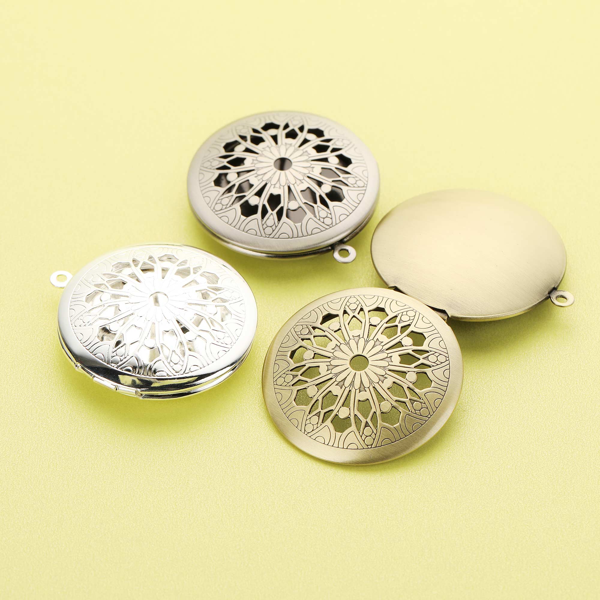 5Pcs 31MM Round Filigree Photo - đánh giá và giá Vintage Fashion Icons