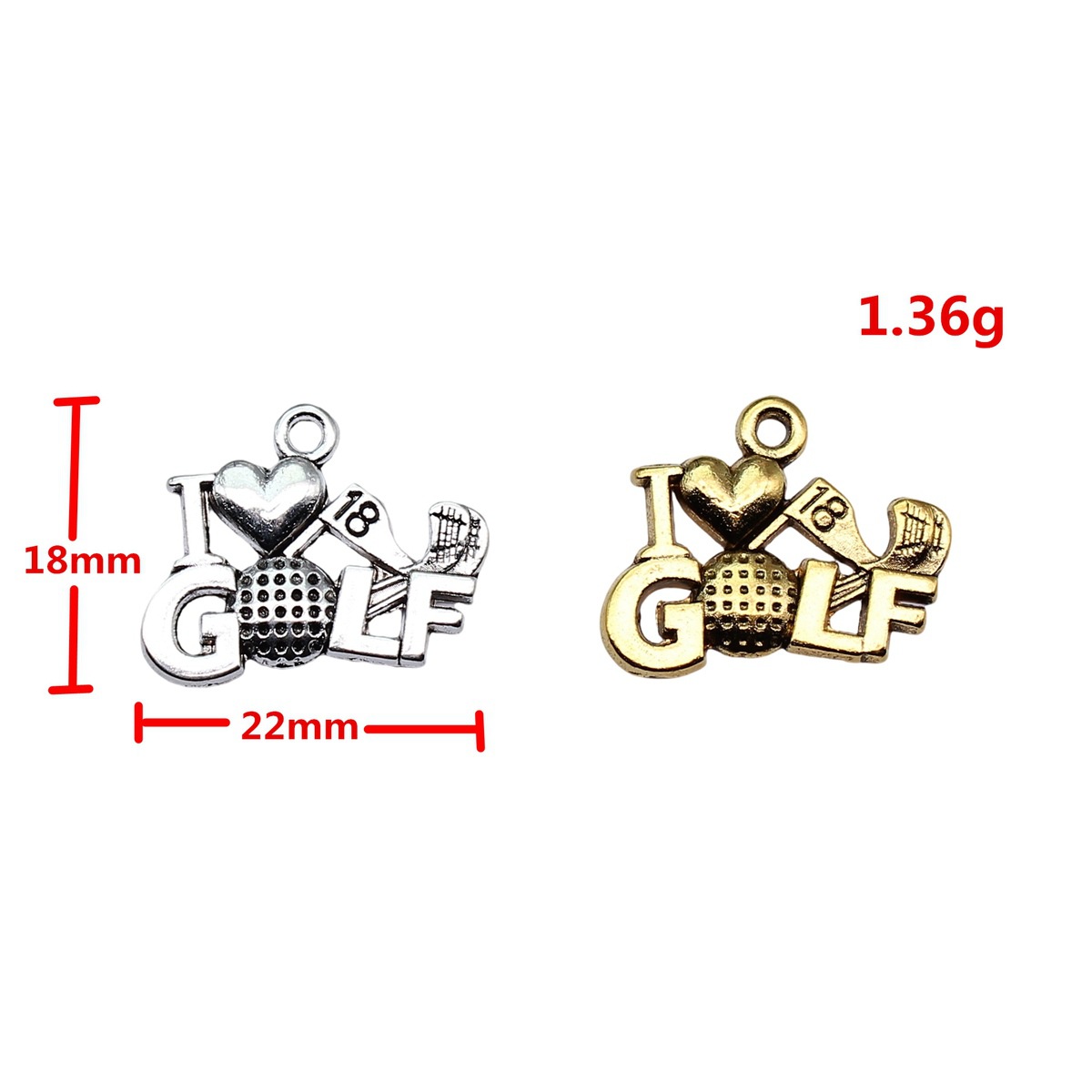 WYSIWYG 20pcs 22x18mm 2 Colors - đánh giá và giá Vintage Fashion Jewelry