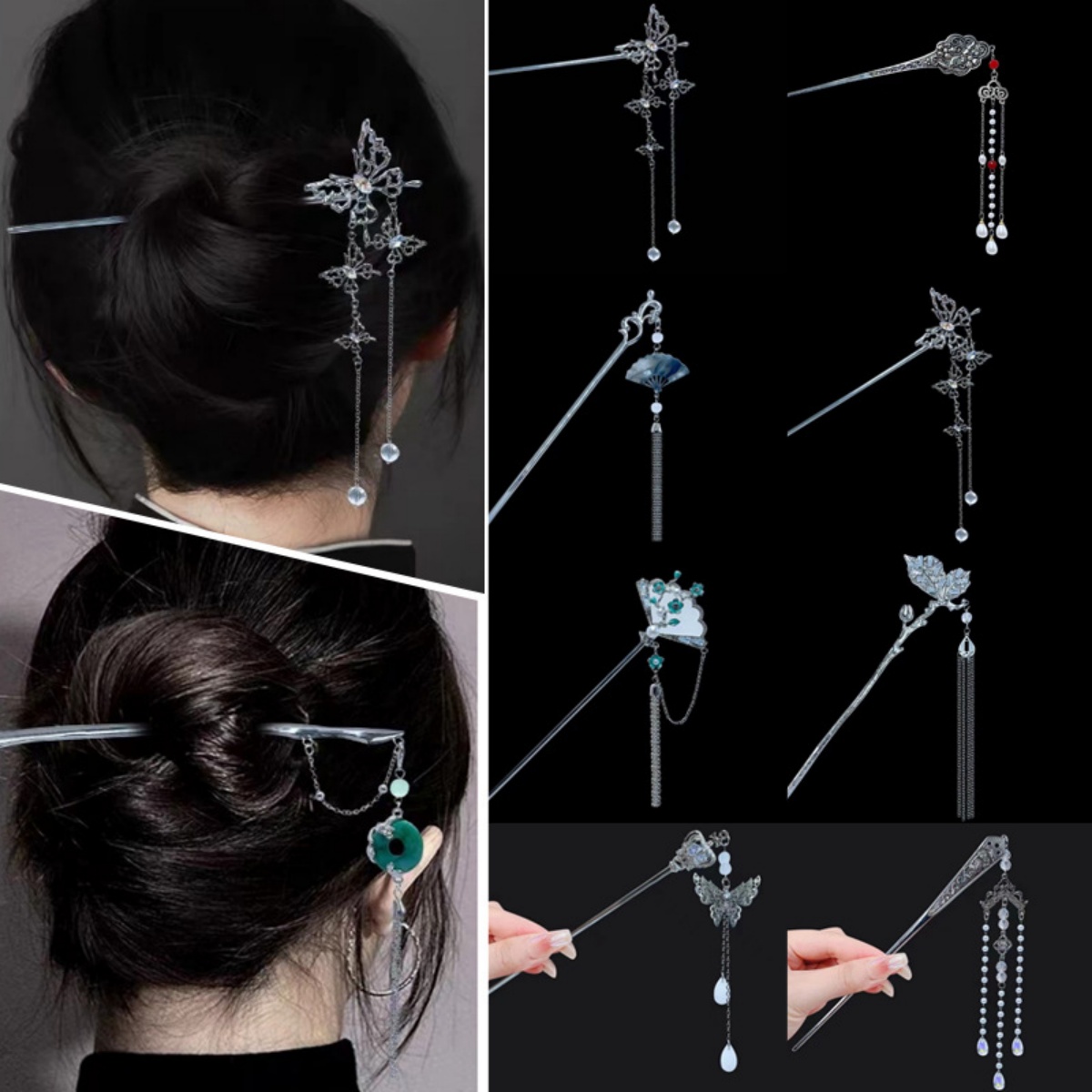 18cm Chinese Style Hairpin Ele - đánh giá và giá Vintage Fashion Jewelry