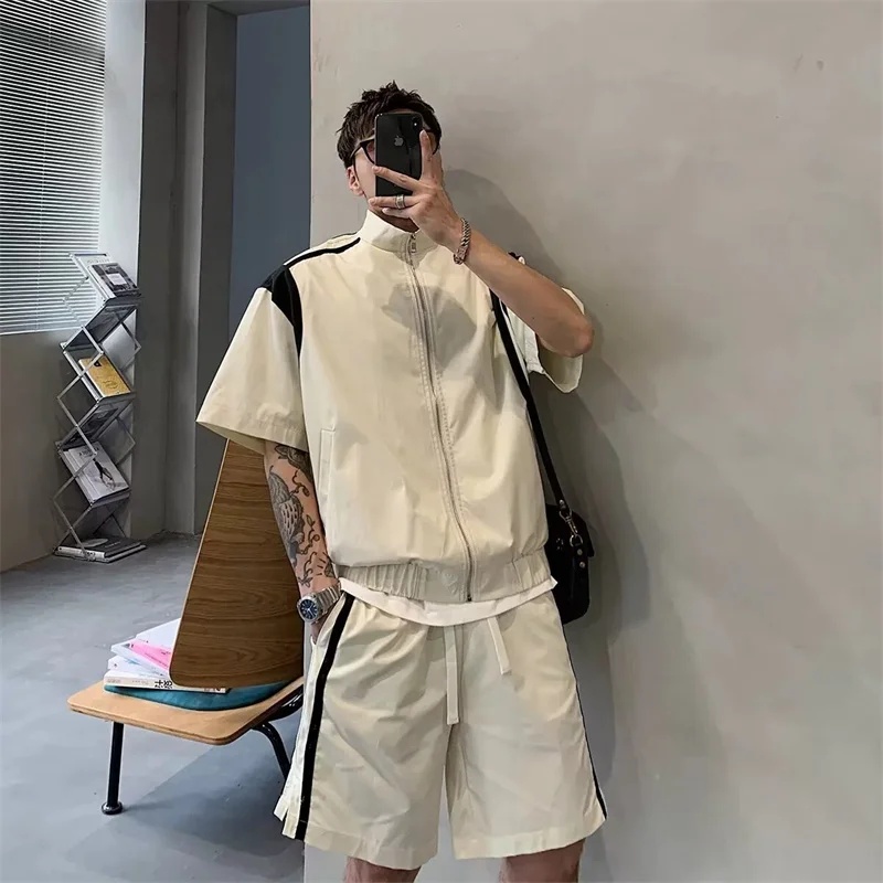 Men Color‑Block Tracksuit Summ - đánh giá và giá Vintage Zipper
