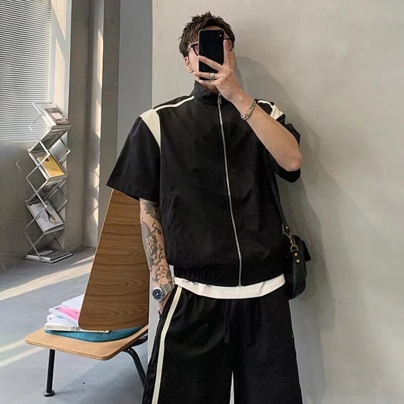 Men Color‑Block Tracksuit Summ - đánh giá và giá Vintage Zipper